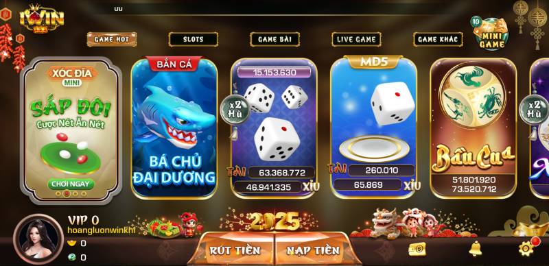 IWIN - link vào cổng game sòng bạc uy tín, tải iwin club về điện thoại 8 Mini Game Giai Tri